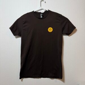 Next Level Apparel Tajima Heart and Soul Brown Graphic T-Shirt Mens Medium